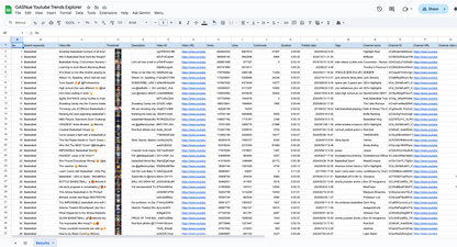 GASNue YouTube Trend Explorer