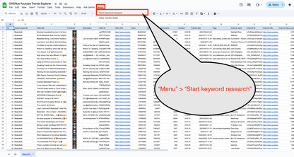 GASNue YouTube Trend Explorer
